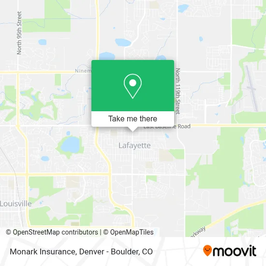 Monark Insurance map