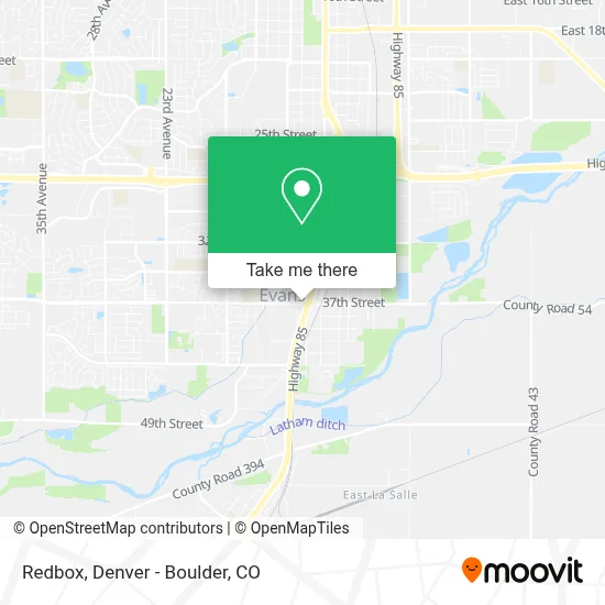 Redbox map