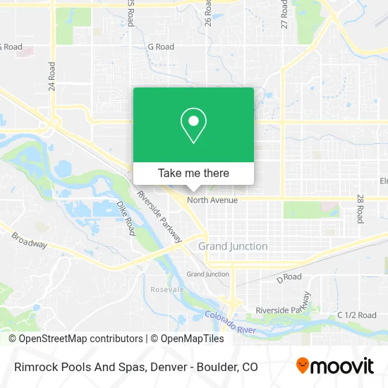Rimrock Pools And Spas map