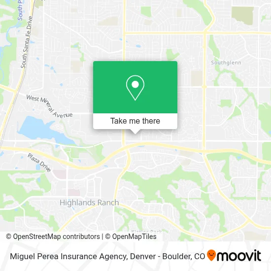 Miguel Perea Insurance Agency map