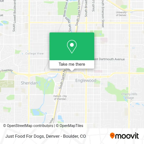 Just Food For Dogs map