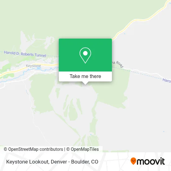 Keystone Lookout map