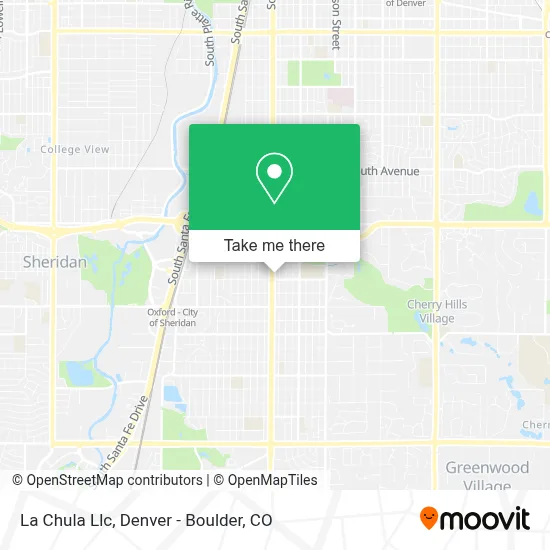 La Chula Llc map