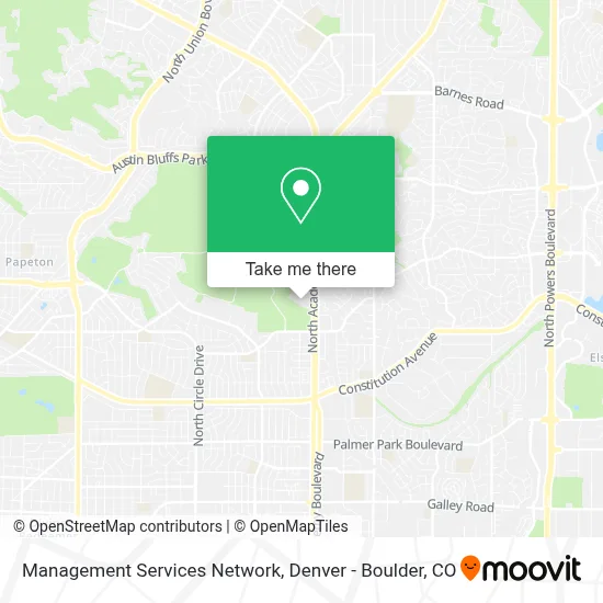 Management Services Network map
