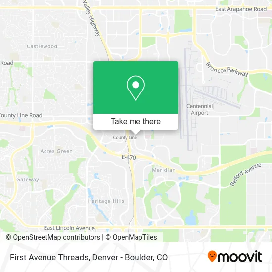 First Avenue Threads map