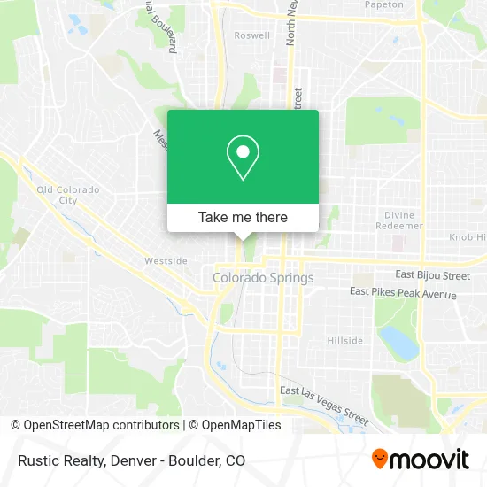 Rustic Realty map