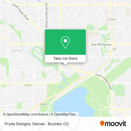 Pryde Designs map