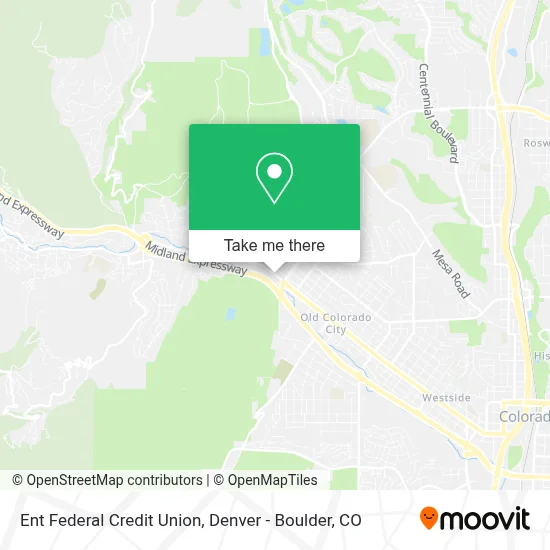 Ent Federal Credit Union map