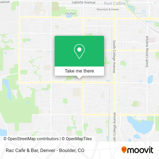 Rac Cafe & Bar map