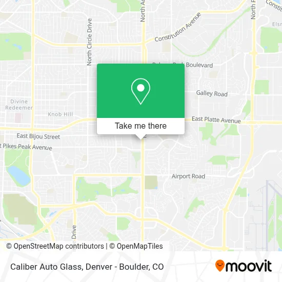 Caliber Auto Glass map