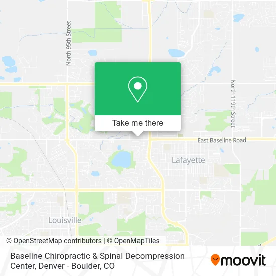 Baseline Chiropractic & Spinal Decompression Center map