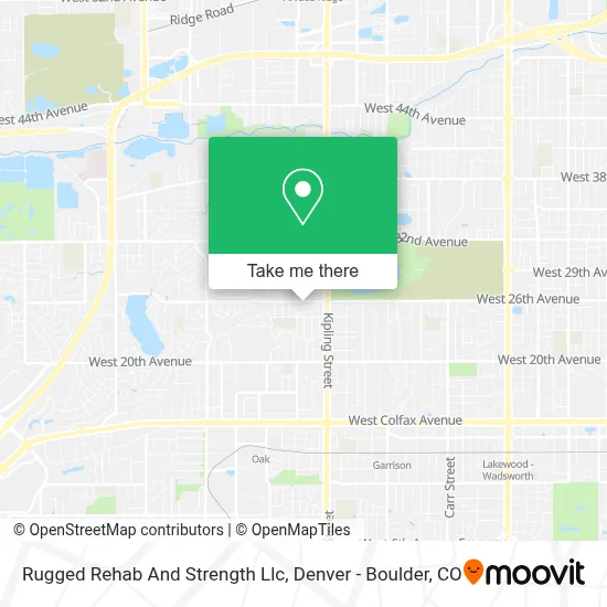 Rugged Rehab And Strength Llc map