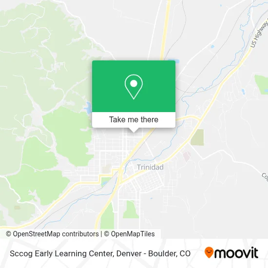Sccog Early Learning Center map