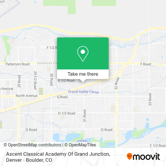 Ascent Classical Academy Of Grand Junction map