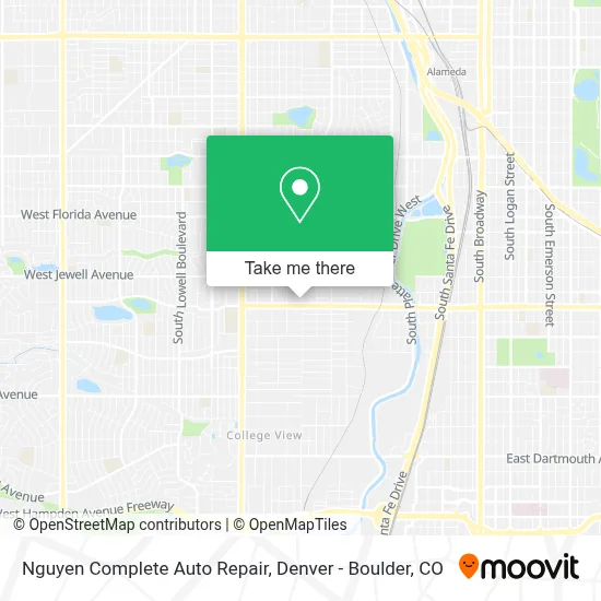 Nguyen Complete Auto Repair map