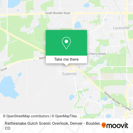Rattlesnake Gulch Scenic Overlook map