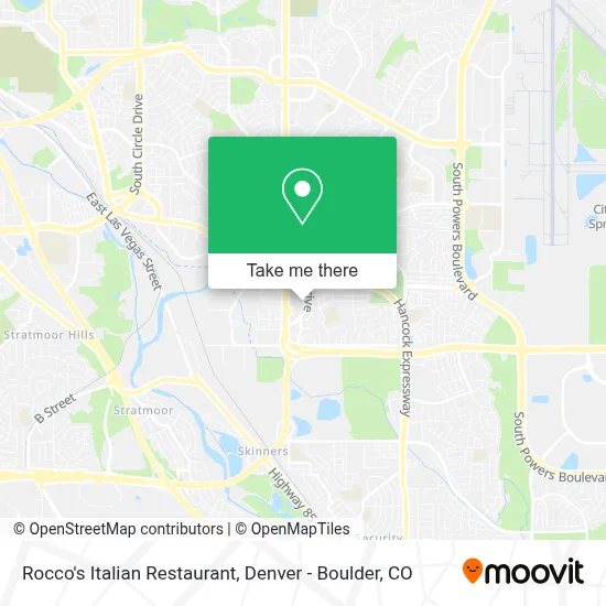 Rocco's Italian Restaurant map