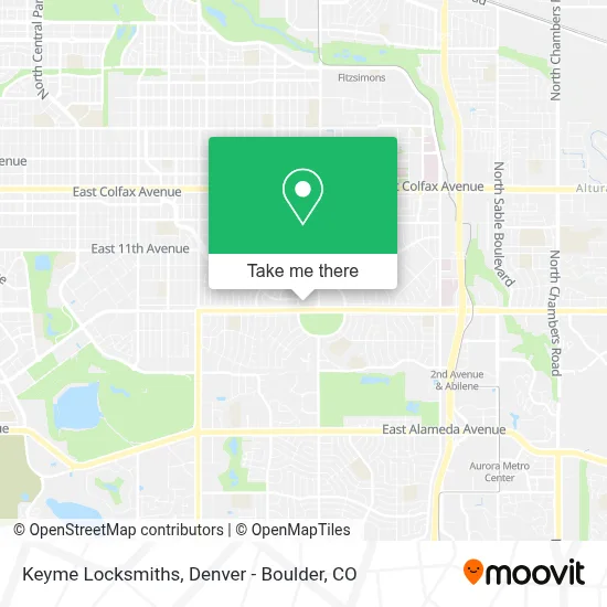 Keyme Locksmiths map