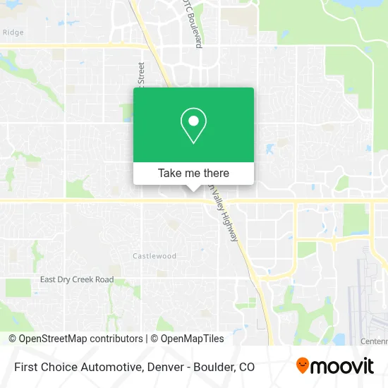 First Choice Automotive map