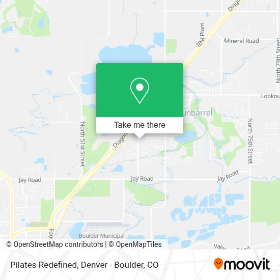 Pilates Redefined map