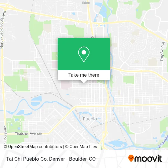 Tai Chi Pueblo Co map