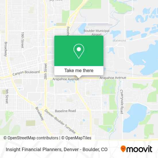 Insight Financial Planners map