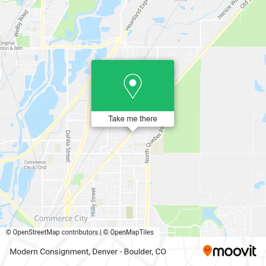 Modern Consignment map