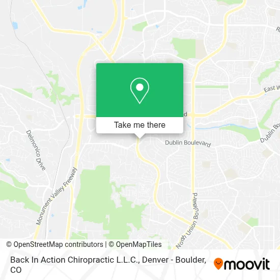 Back In Action Chiropractic L.L.C. map