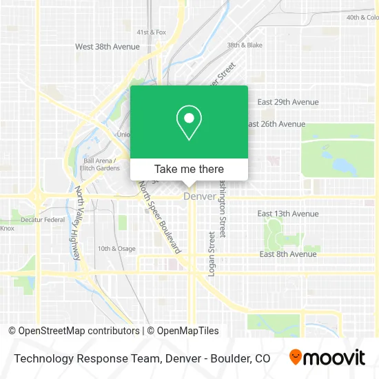 Technology Response Team map