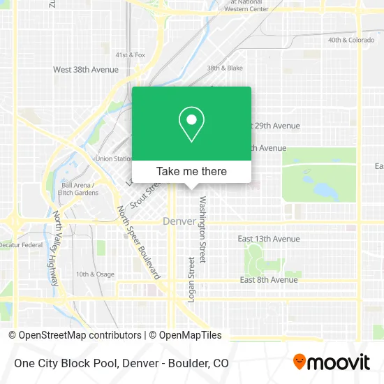One City Block Pool map