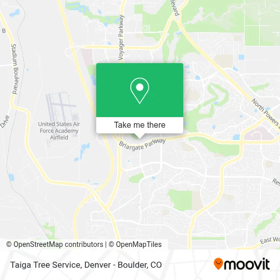 Taiga Tree Service map