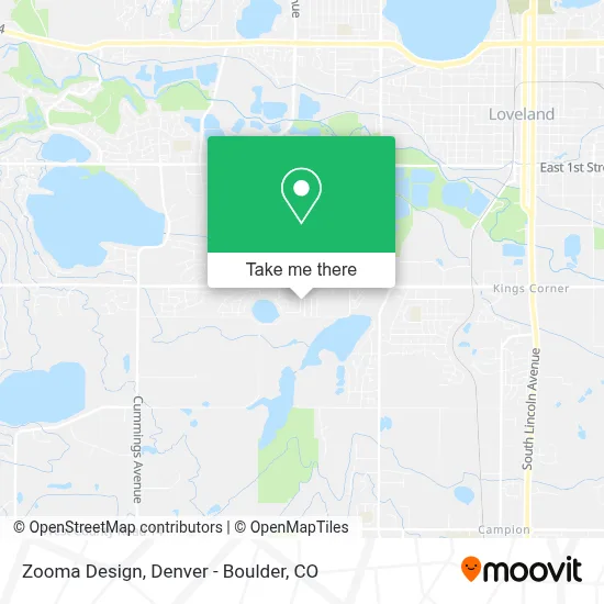 Zooma Design map