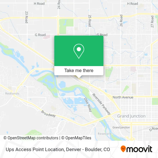 Ups Access Point Location map