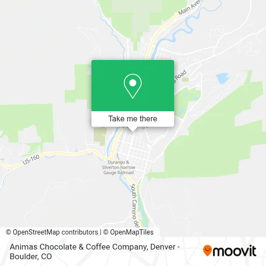 Animas Chocolate & Coffee Company map