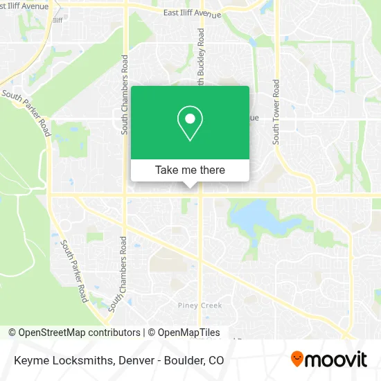 Keyme Locksmiths map