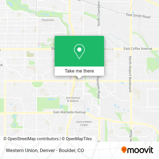 Western Union map
