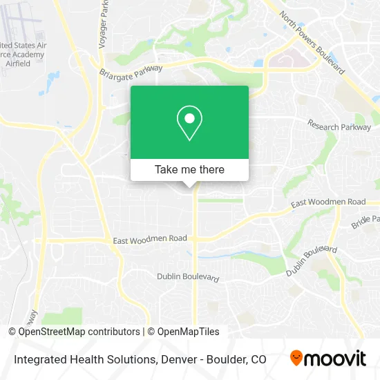 Integrated Health Solutions map