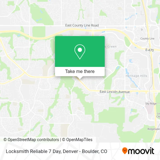 Locksmith Reliable 7 Day map