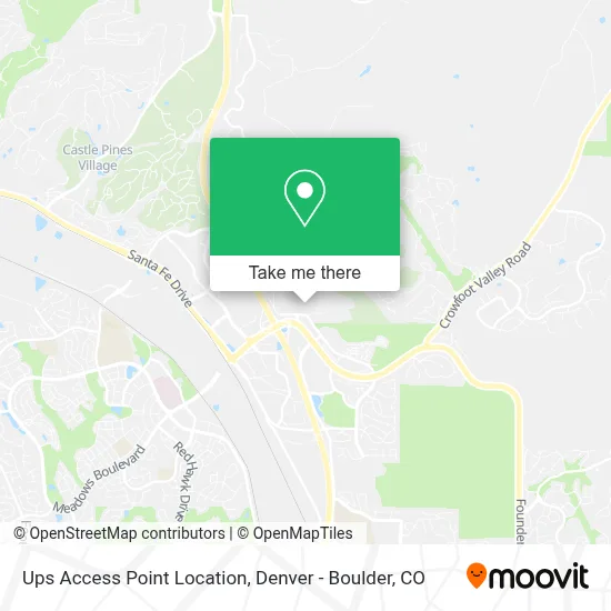 Ups Access Point Location map