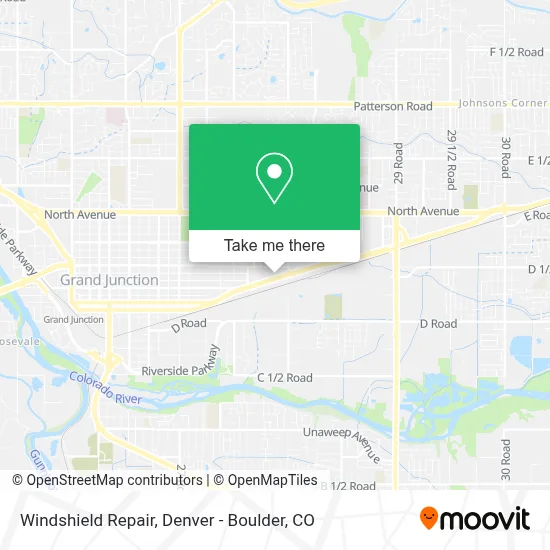 Windshield Repair map