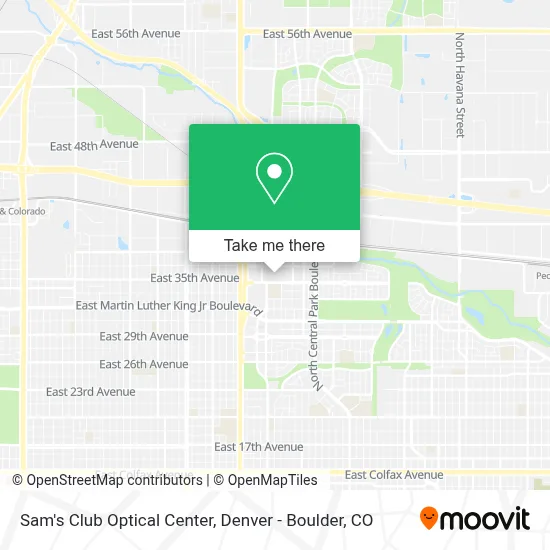 Sam's Club Optical Center map