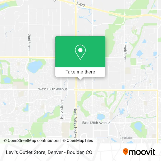 Levi's Outlet Store map