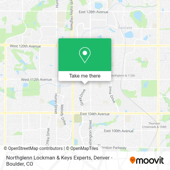Northglenn Lockman & Keys Experts map