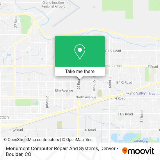 Monument Computer Repair And Systems map