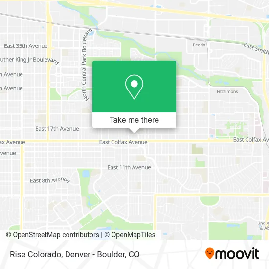 Rise Colorado map