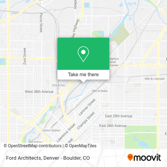 Ford Architects map