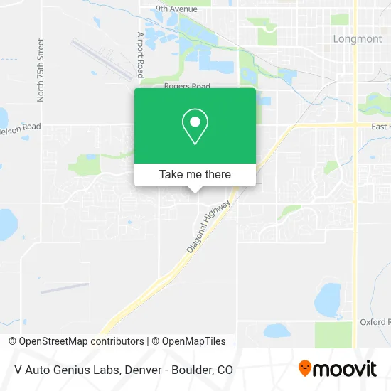 V Auto Genius Labs map
