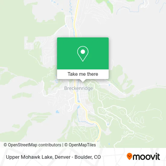Upper Mohawk Lake map