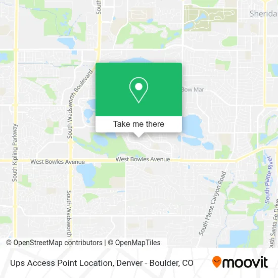 Ups Access Point Location map