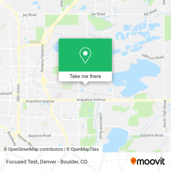 Focused Test map